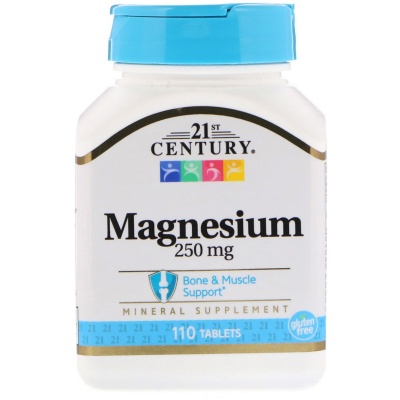 Магний 21st Century Magnesium 250 мг 110 таблеток