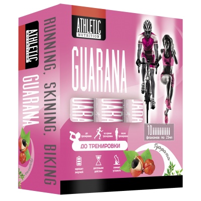 Энергетик ATHLETIC Nutrition GUARANA 10*25 мл