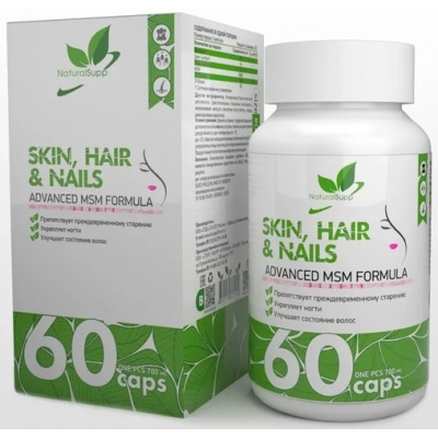 Витамины NaturalSupp SKIN, NAILS, HAIR 60 капсул