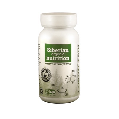 Иммуностимулятор Siberian Organic Nutrition Cordycepin 60 капсул