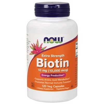 Витамины NOW Foods Biotin 10 мг 120 капсул