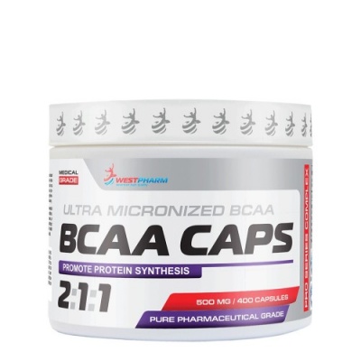 БЦАА WestPharm BCAA 2:1:1 400 капсул