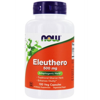 Специальный препарат NOW Elethero  500 мг 100 капсул