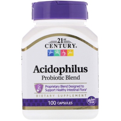Специальный препарат 21st Century Acidophilus 100 капсул