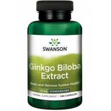 Антиоксидант Swanson Ginkgo Biloba Extract STD 60 мг 30 капсул