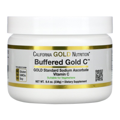 Витамины California Gold Nutrition аскорбат натрия  238 гр