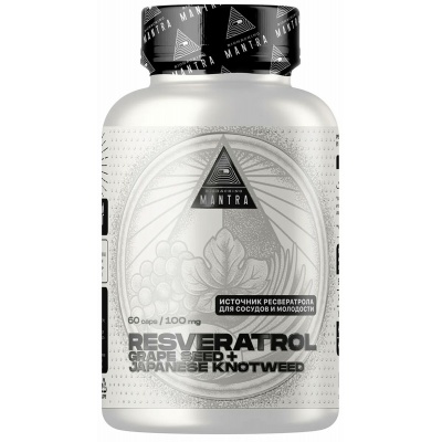 Витамины Biohacking Mantra Resveratrol 100 mg 60 капсул