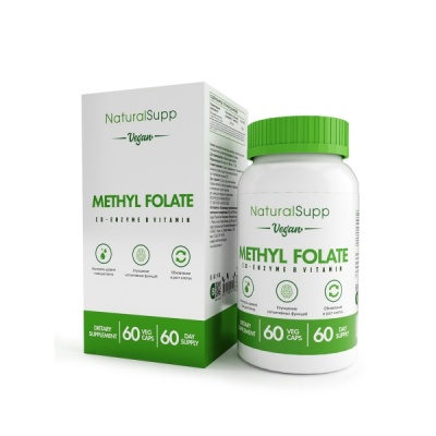 Аминокислота NaturalSupp Methyl Folate 60 капсул