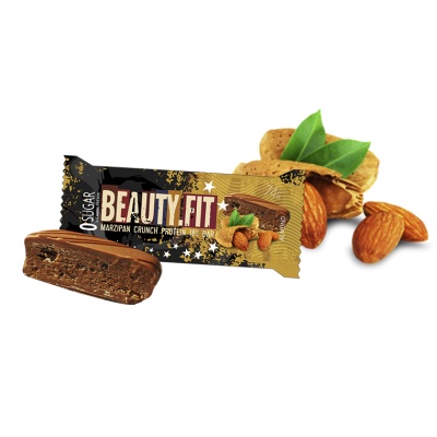 Батончик BeautyFit Marzipan and Praline Crunch 75 гр