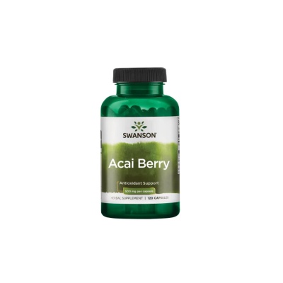 Антиоксидант Swanson Acai Berry 500 мг 120 капсул