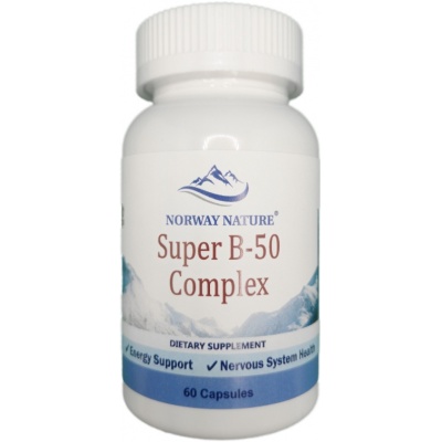 Витамины Norway Nature Super B-50 60 капсул