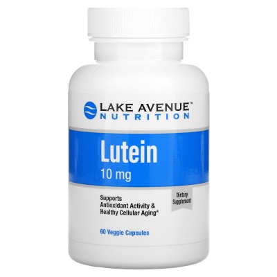 Антиоксидант Lake Avenue Nutrition Лютеин 10 мг 60 растительных капсул