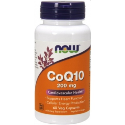 Антиоксидант NOW CoQ10 200 мг 60 капсул