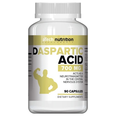 Тестобустер aTech Nutrition Д-аспарагиновая кислота DAA 90 капсул