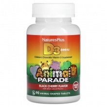 Витамин Natures Plus Source of Life Animal Parade Vitamin D3 90 таблеток