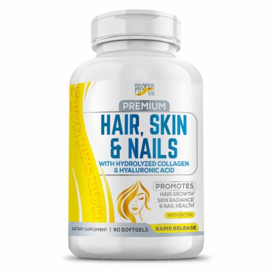 Витамины Proper Vit Hair Skin and Nails with Hydrolyzed Collagen and Hyaluronic  капсул