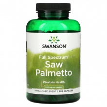 Тестобустер Swanson Full Spectrum Saw Palmetto Prostate  540 мг 100 капсул