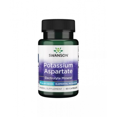 Витамины Swanson Potassium Aspartate 60 капсул