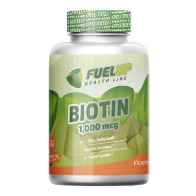 Витамины FuelUP Biotin 10000 мкг 120 капсул