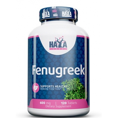 Тестобустер Haya Labs Fenugreek 600 мг 120 таблеток