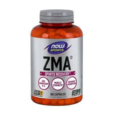 Тестобустер NOW ZMA 800 мг 180 капсул