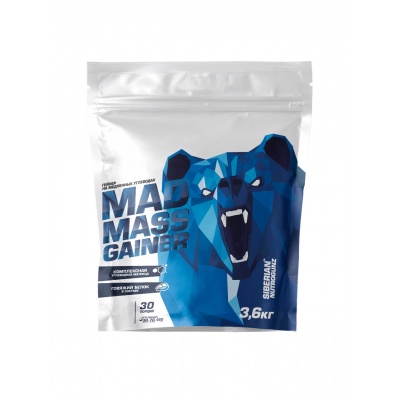 Гейнер Siberian Nutrogunz MAD MASS GAINER 3600 гр