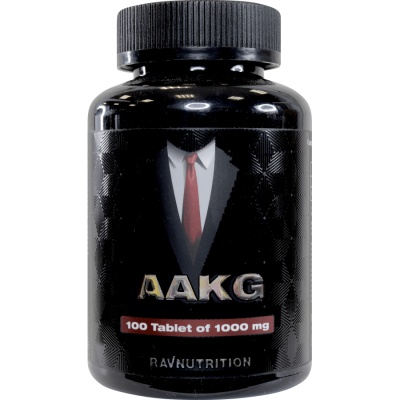 Аминокислота Ravnutrition AAKG Arginine 1000 мг 100 таблеток