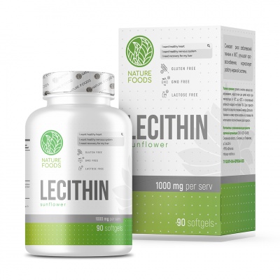 Аминокислота Nature Foods Sunflower Lecithin 90 капсул