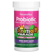 Пробиотик Natures Plus Probiotic Animal Prade 30 жевательных таблеток