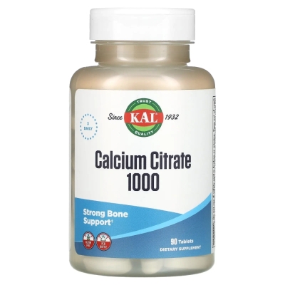 Витамины KAL Calcium Citrate 1000 мг 90 таблеток