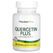 Витамины Natures Plus Quercetin + Vitamin C + Bromelain 60 таблеток
