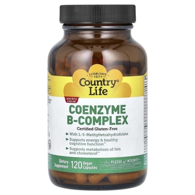 Витамины Country Life Coenzyme B-Complex 120 капсул