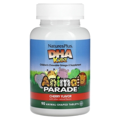 Антиоксидант Natures Plus Animal Parade DHA Kidz Omega-3 90 таблеток
